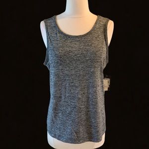 Activ8 Performance Women’s Sleeveless Wicking Scrunch Tank Size M (8-10) Black